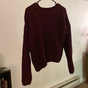 Magenta sweater. Small.